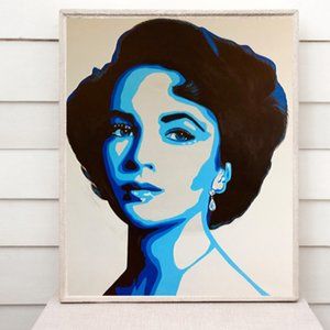 Elizabeth Taylor Painting